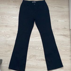 Bootcut Black Jeans Mid Rise